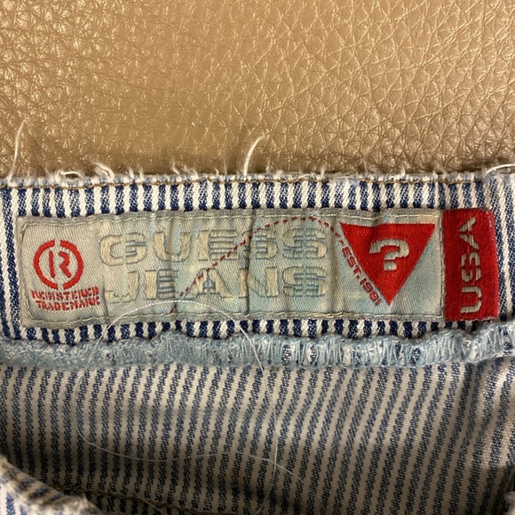 Guess Carpenter Stretch Denim Jeans Vintage Grunge - Size 28 - Picture 3 of 10